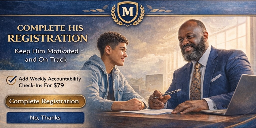 Complete His Registration